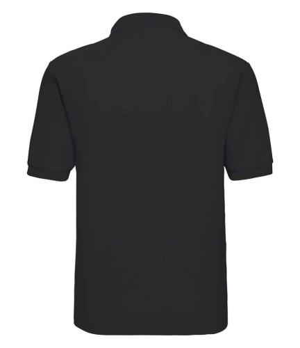 Russell Pique Polo Shirt - Black - 3XL